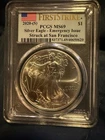 2020-(S) FIRST STRIKE $1 PCGS MS69 SILVER EAGLE - EMERGENCY ISSUE