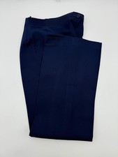 Womens Vintage 1970s Polyester Bell Bottom Pants College Town Blue Measurements