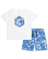 Hurley Toddler Boys Multi Mini UPF50 Swim Set, 2 Piece - Santiago Hurley