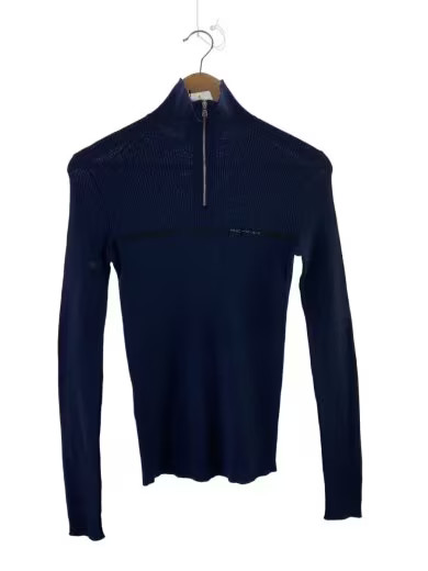 PRADA/Knit sweater (thin)/Size 40/Wool/NVY/DNA811 S191 1KJ9
