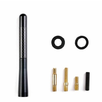 4.7'' Carbon Fiber Black Antenna FM For Alfa Romeo 4C Audi A3 Chevrolet Silverado