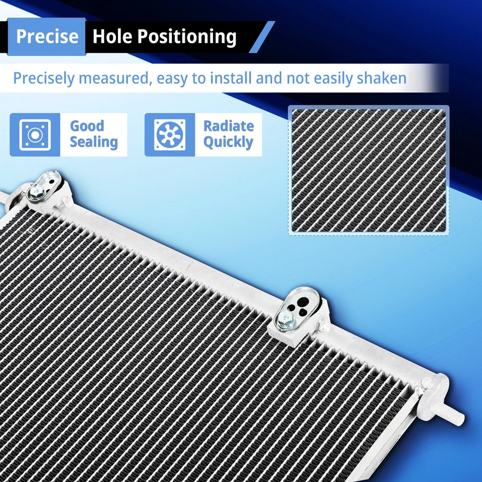 For 2005 2006 2007 2008-2015 Nissan Xterra 4.0L Aluminum A/C 3331 Condenser Core - Image 3 of 4