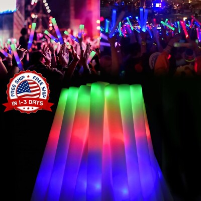 Lotes Palo De Luz De Espuma Led Intermitente Ideal Para Conciertos Y Festivales