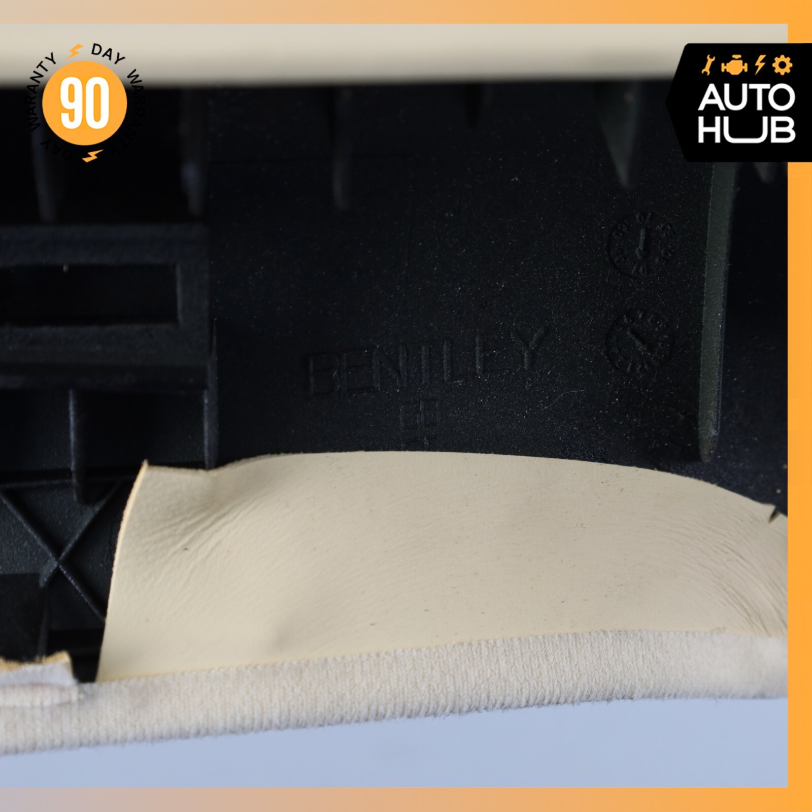 07-11 Bentley Continental GTC Front Right Side A-Pillar Trim Cover OEM 63k