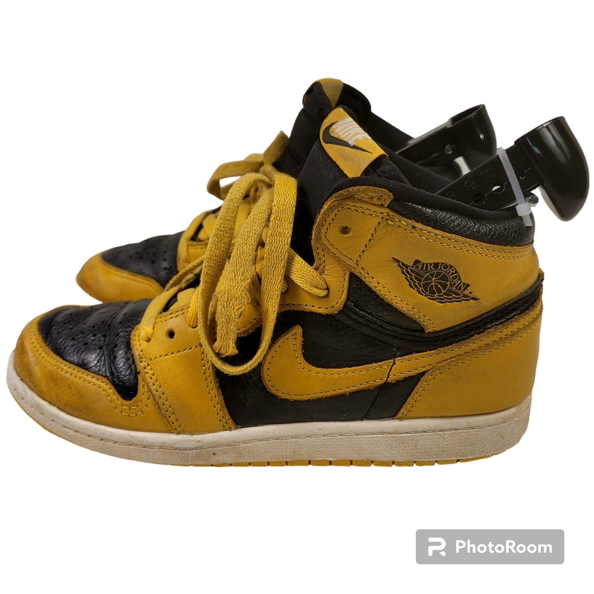 3Y Nike Jordan 1 Retro OG High Pollen Mustard Yellow AQ2664-701