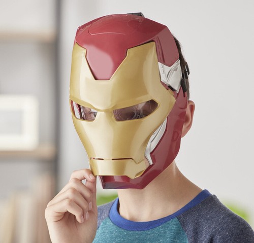 Marvel Avengers Iron Man Flip FX Mask With Flip-Activated Light Effects NIP - Picture 4 of 5