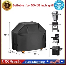 BBQ Gas Grill Cover Barbecue Waterproof Outdoor Heavy Duty UV Protection 57 Inch