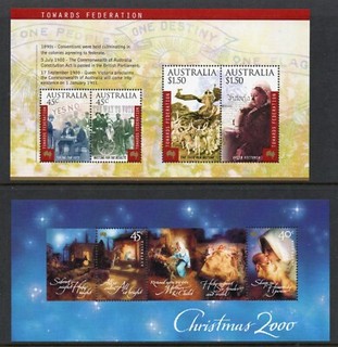 2000 MINI SHEETS OF STAMPS MNH