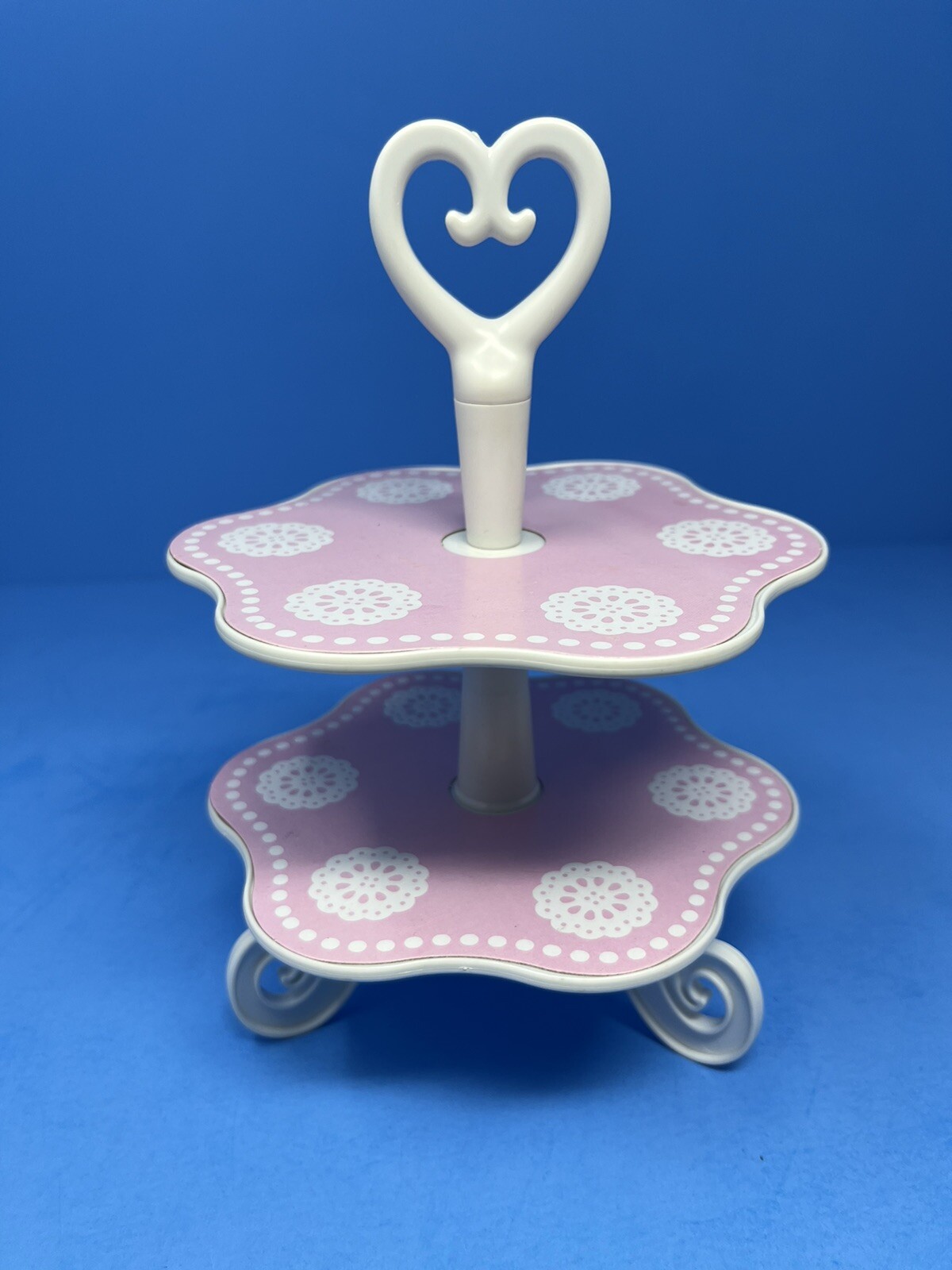 Cupcake Display Stand Kids Pretend Play Food Plastic-image
