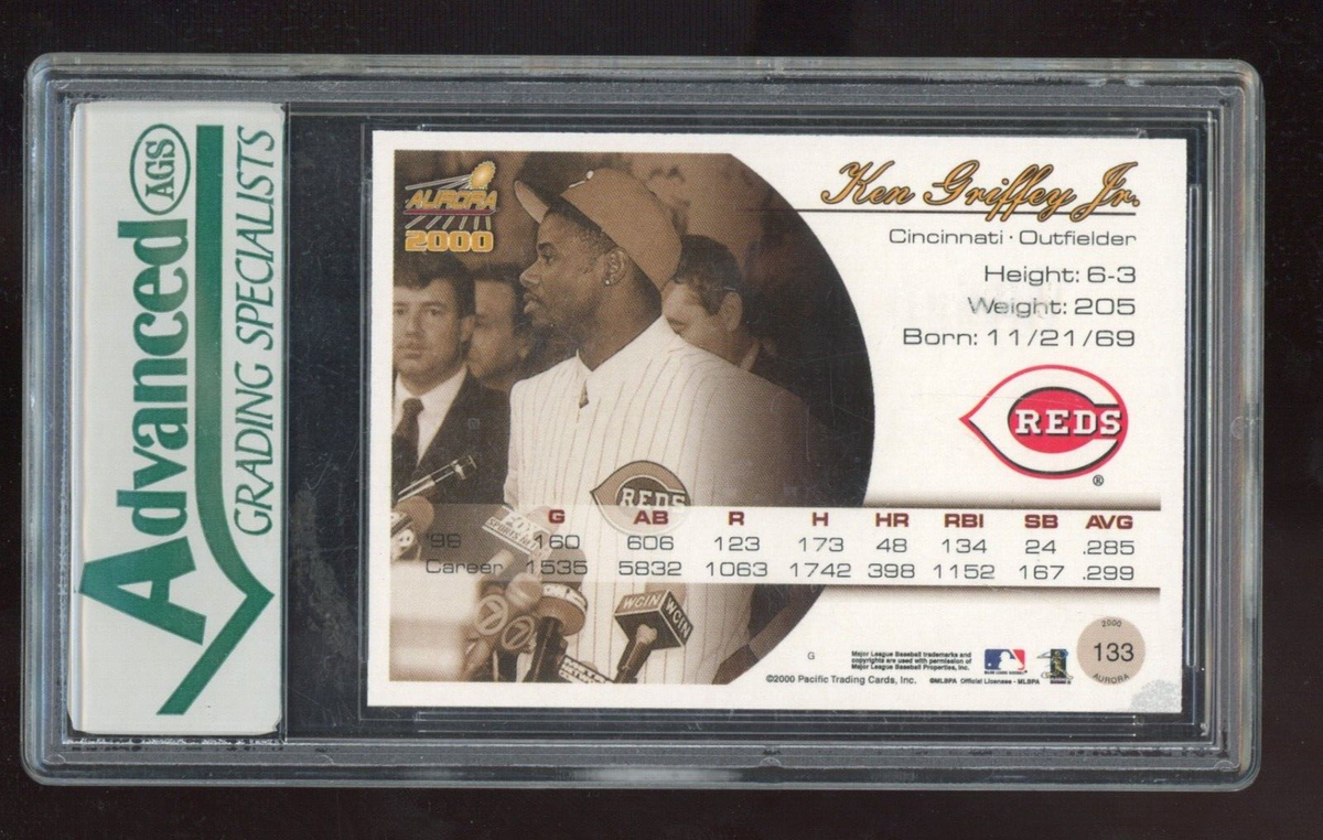 Ken Griffey Jr 2000 Aurora #133R Advanced Grading 10 Gem Mint