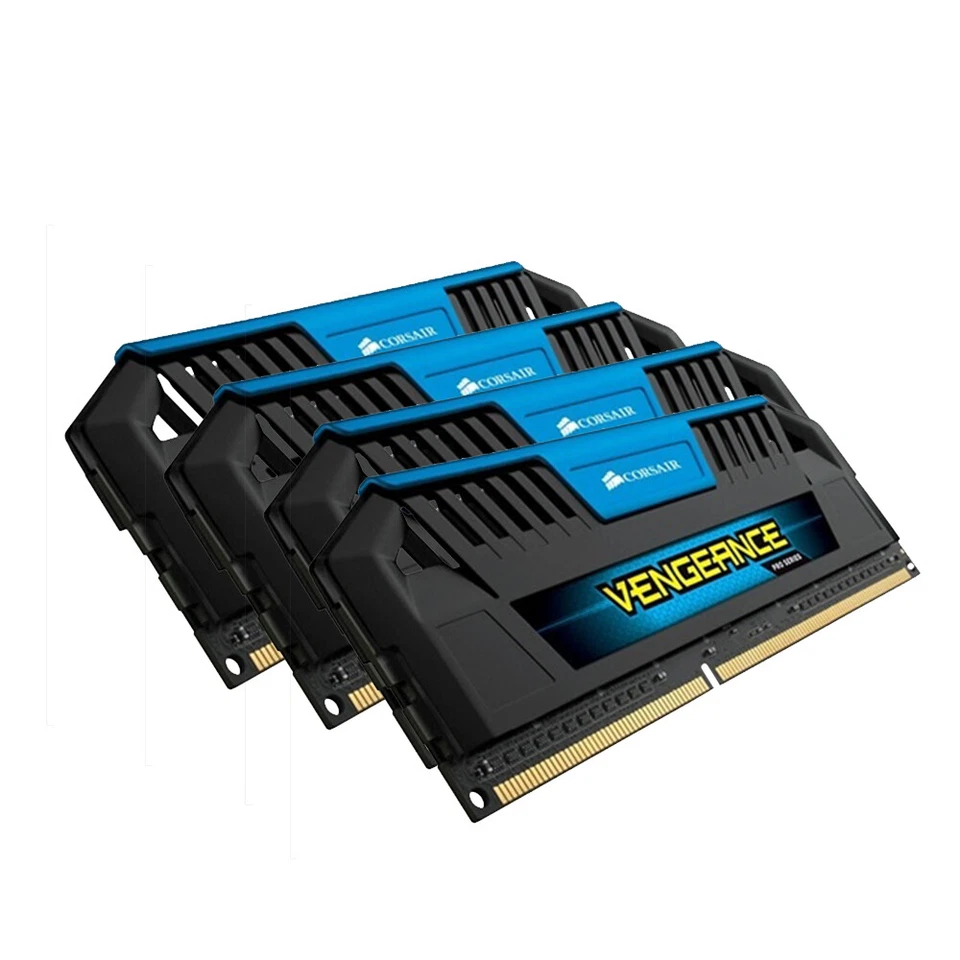 Corsair VENGEANCE Pro 32GB 16GB 8GB 4GB DDR3 OC 2133MHz PC3-17000U RAM LOT Blue - Image 3 of 4