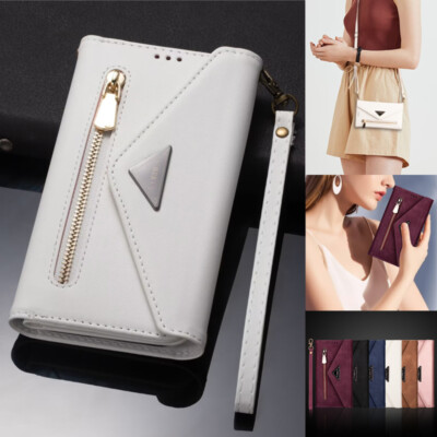 Luxury Leather Wallet Case Cover For iPhone 17 16e 15 14 13 12 11 Pro MAX XS 87
