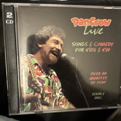 Dan Crow Live CD Songs & Comedy For Kids & Kin 2 CD Set Autographed | eBay