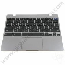 OEM Reclaimed Samsung Chromebook 4 XE310XBA Keyboard with Touchpad C-Side - Si