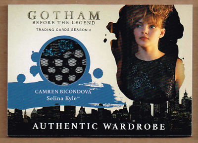CAMREN BICONDOVA  2017 Cryptozoic GOTHAM SeaTwo ''Selina Kyle'' Wardrobe Card #M17