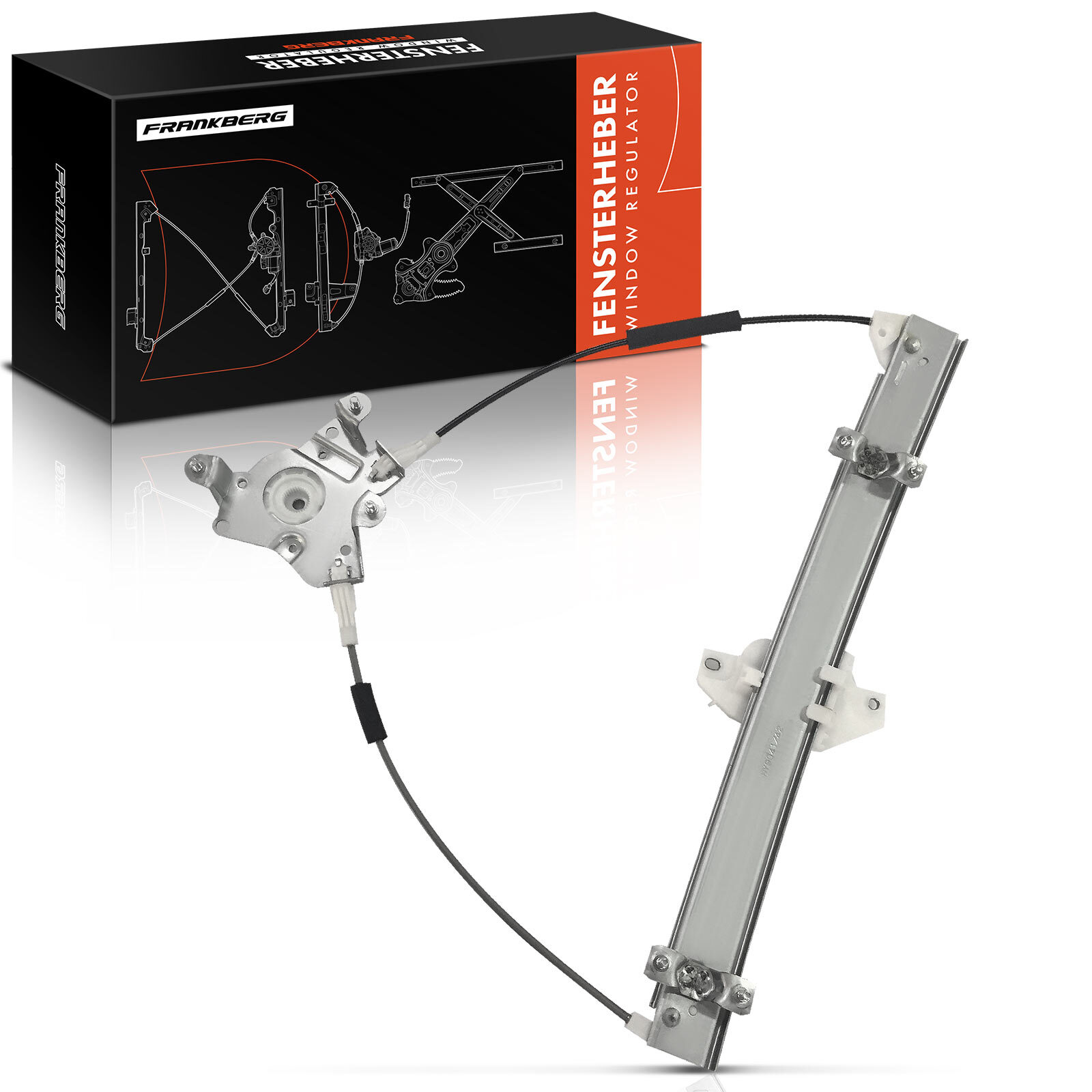 FRANKBERG Power Electric Window Regulator without Motor for Front Right