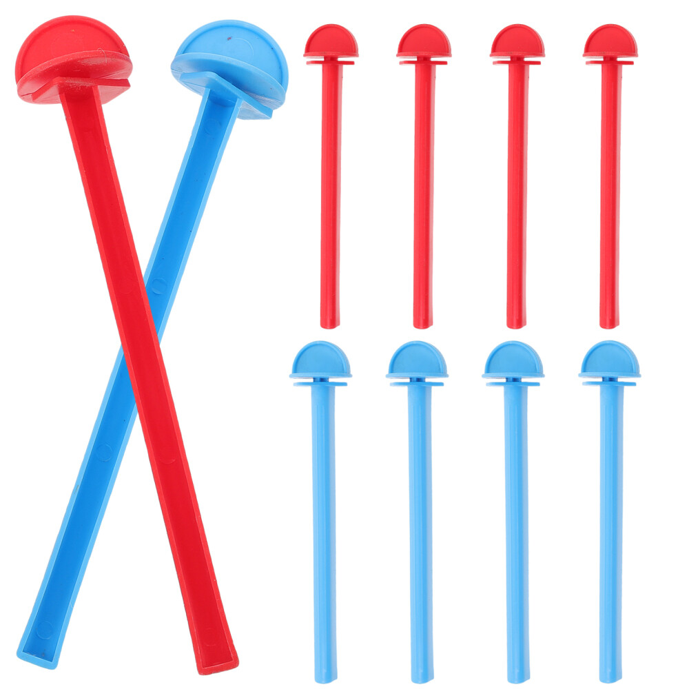 10Pcs Plastic Bird Perches for Budgies Love Birds Finches (Red/Blue) eBay