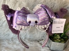Sanrio Kuromi purple Ears Headband Midnight Gothic Lolita Head Accessory