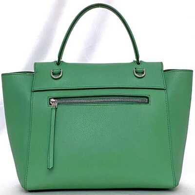 Bundle 2 women belts & 1 bag, brand new/good quality, SKU2003-belt/green-bag Celine 2way bag belt bag green 189153 Good condition top  main image 4