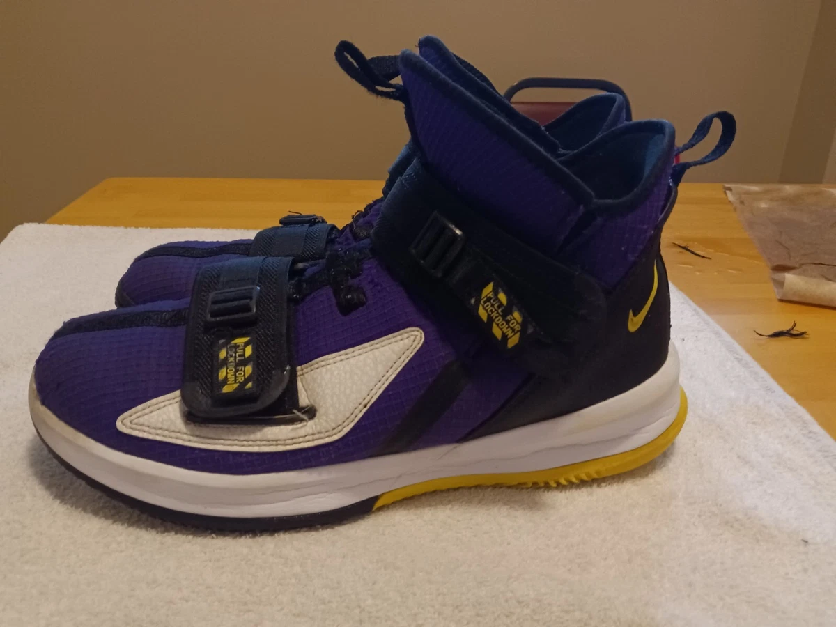 Nike LeBron Soldier 13 SFG Lakers 2019 for Sale | Authenticity