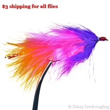6-Pack Alaskabou Popsicle Streamer Fly, Streamers, Wet Fly