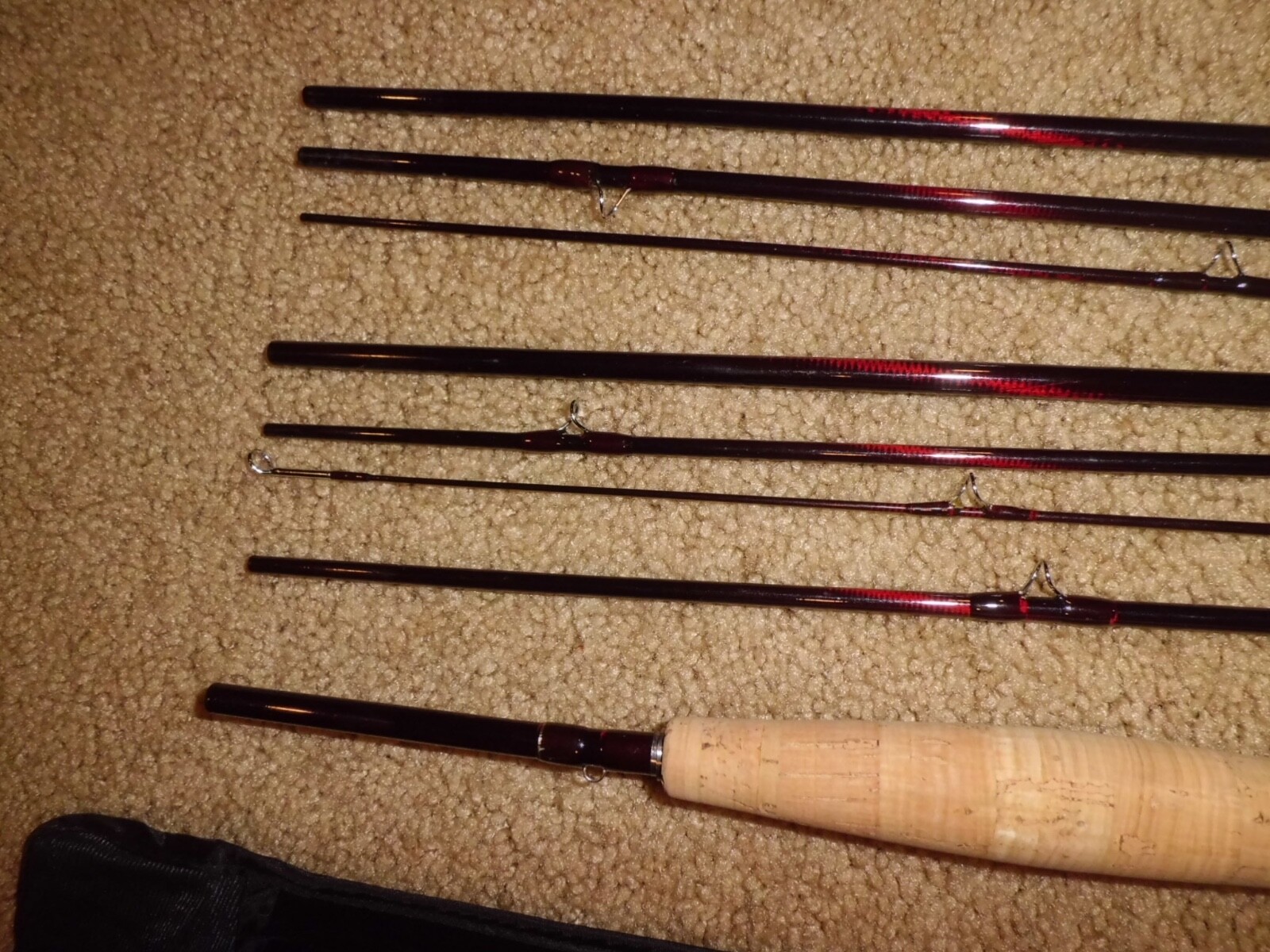 CORTLAND XC Precision 9'0" X8 5 Model 661646 Travel Pack Fly Rod made