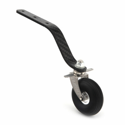 Updated Flight Carbon Fiber Tail Wheel Set+1.75'' PU Wheel For 100cc Gas RC Plane