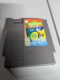 Sesame Street 123 (Nintendo Entertainment System, 1989) NES Authentic