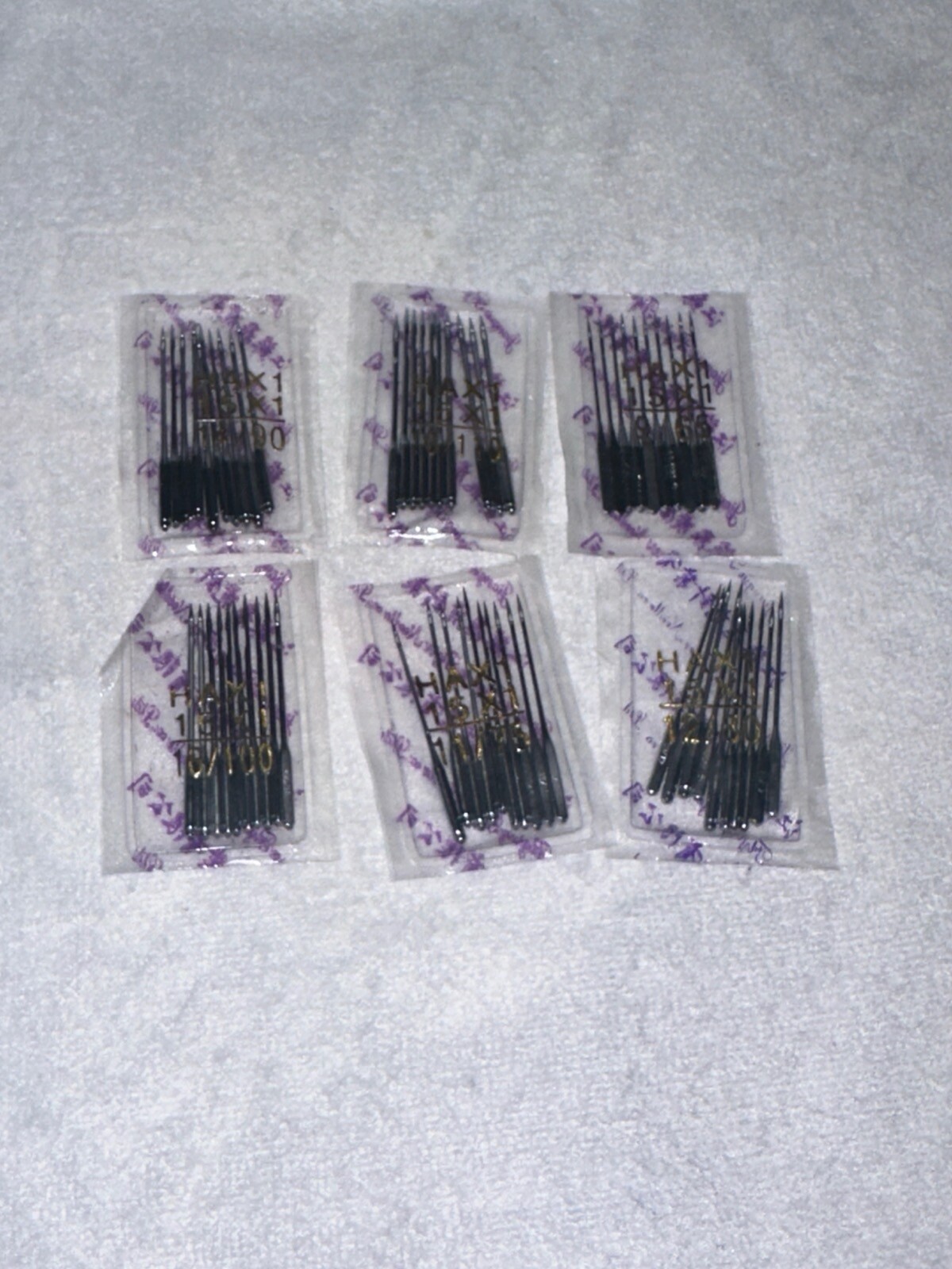 Heavy Duty Sewing Machine Needles 14/90 12/80 18/110 9/60 11/70 16/100 NIP-image