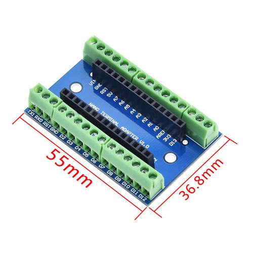 Terminal Adapter Expansion Board for Arduino Nano V3.0 Soldered Prototype Shield - Picture 4 of 9