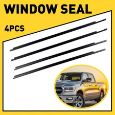 4X Weatherstrip Window Moulding Trim Seal Belt Fits Ram 1500 2500 3500 2009-21 M