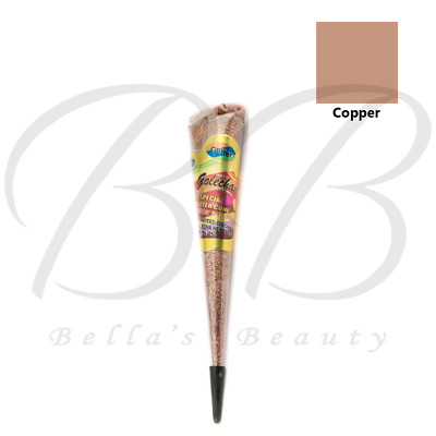 GOLECHA temporärer GLITZER Mehndi Tattoo Farbe Henna Kegel 25g *WÄHLEN SIE SCHATTEN*