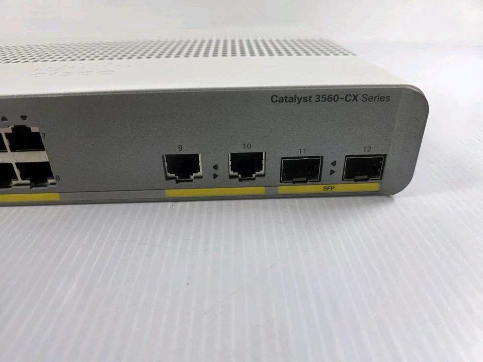 Cisco Switch WS-C3560CX-8PC-S Cisco 3560-CX 8-Port Ethernet Switch - Image 3 of 4