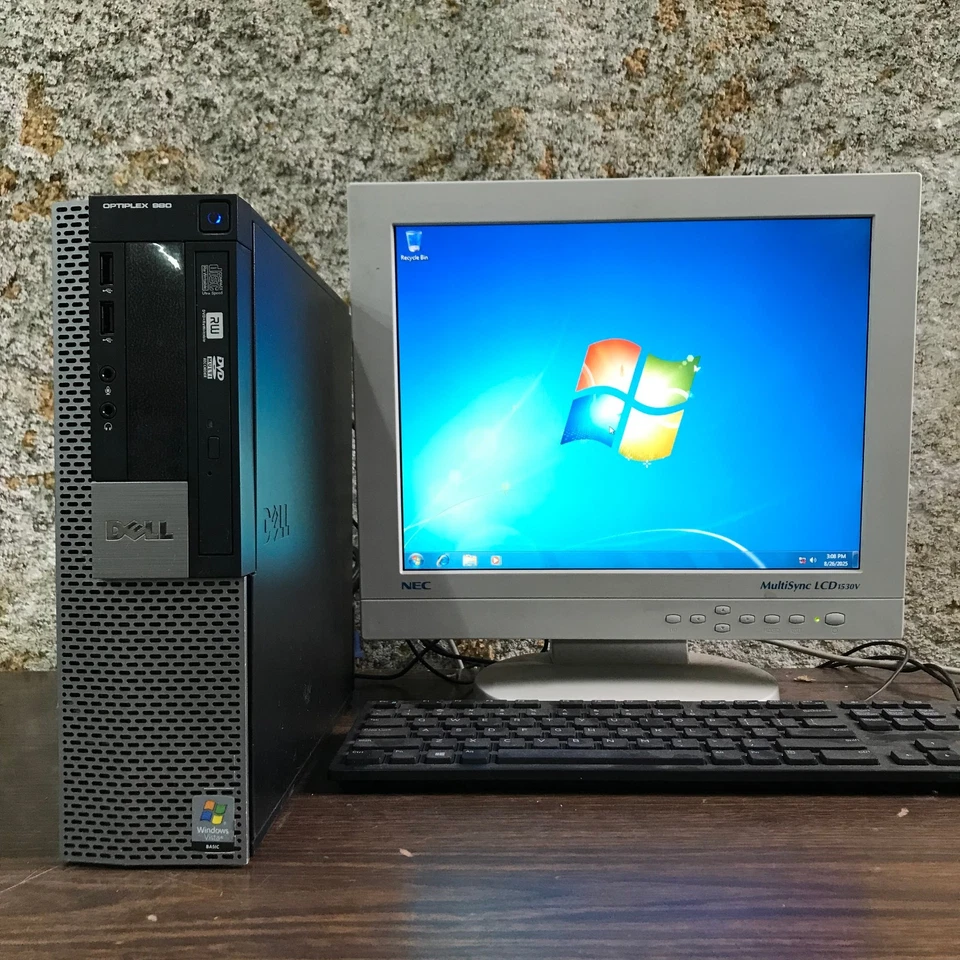 DELL OptiPlex 980 SFF PC i5-860 2.80GHz 4GB RAM 512GB SSD (Windows 7 Pro 64-Bit) - Image 2 of 4