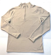 XGO Phase 2 Quarter Zip Pullover Men’s Large Tan FR Military Tactical Base Layer