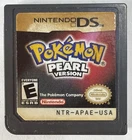 Nintendo DS POKEMON PEARL VERSION GAME Cartridge Only Stained Label UNTESTED