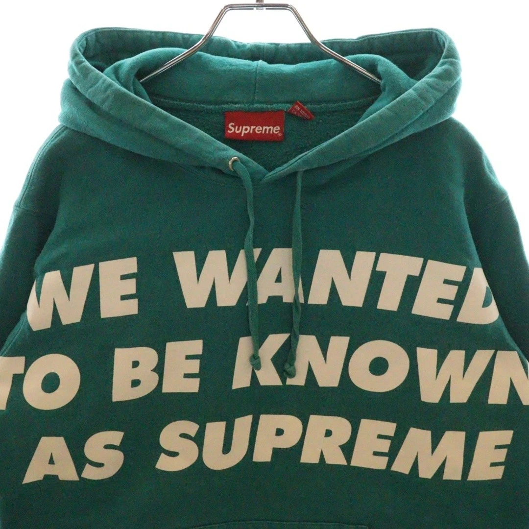 Felpa con cappuccio SUPREME 20SS conosciuta come logo alfabeto verde usata 1ef65879