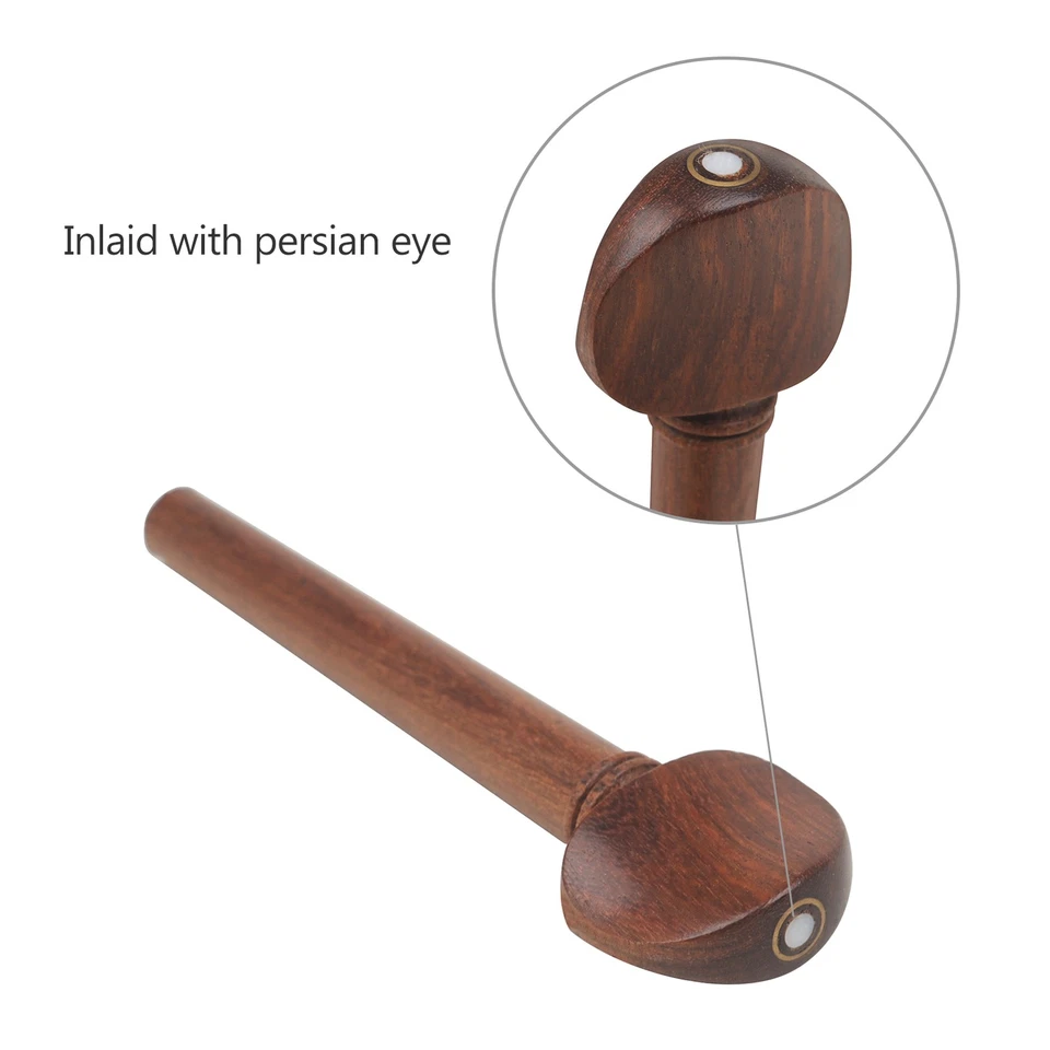 OUD Pegs Mahogany Pegs With Persian Eye Pegs Set For Oud 12pcs FIJN - Image 3 of 4