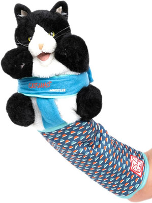 Cat Wrestling Glove Puppet   Interactive Hand Mitt with Durable Protective Sleev