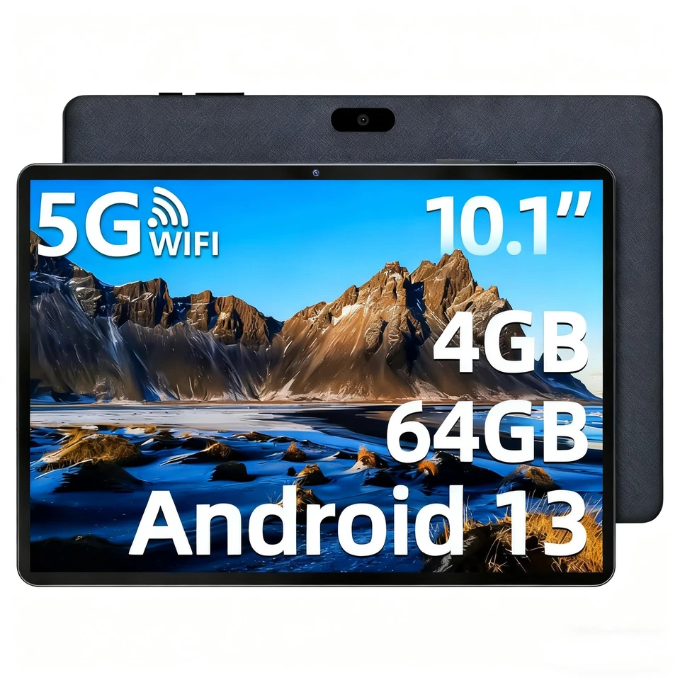 Tablet 10 Zoll Android 13 2025 Neueste 7000mAh Octa-Core 4GB RAM+64GB