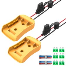 Power Wheel Adapter for Dewalt 20V Battery 2 Pack Ride On Battery Connector