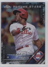 2016 Topps Chrome Future Stars Black Refractor Maikel Franco #64 2k3