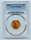 1934 Lincoln Wheat Cent 1c PCGS MS66 RD