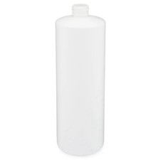 32 oz White Plastic HDPE Bottle, Case of 90, Food Grade, Free Caps Included