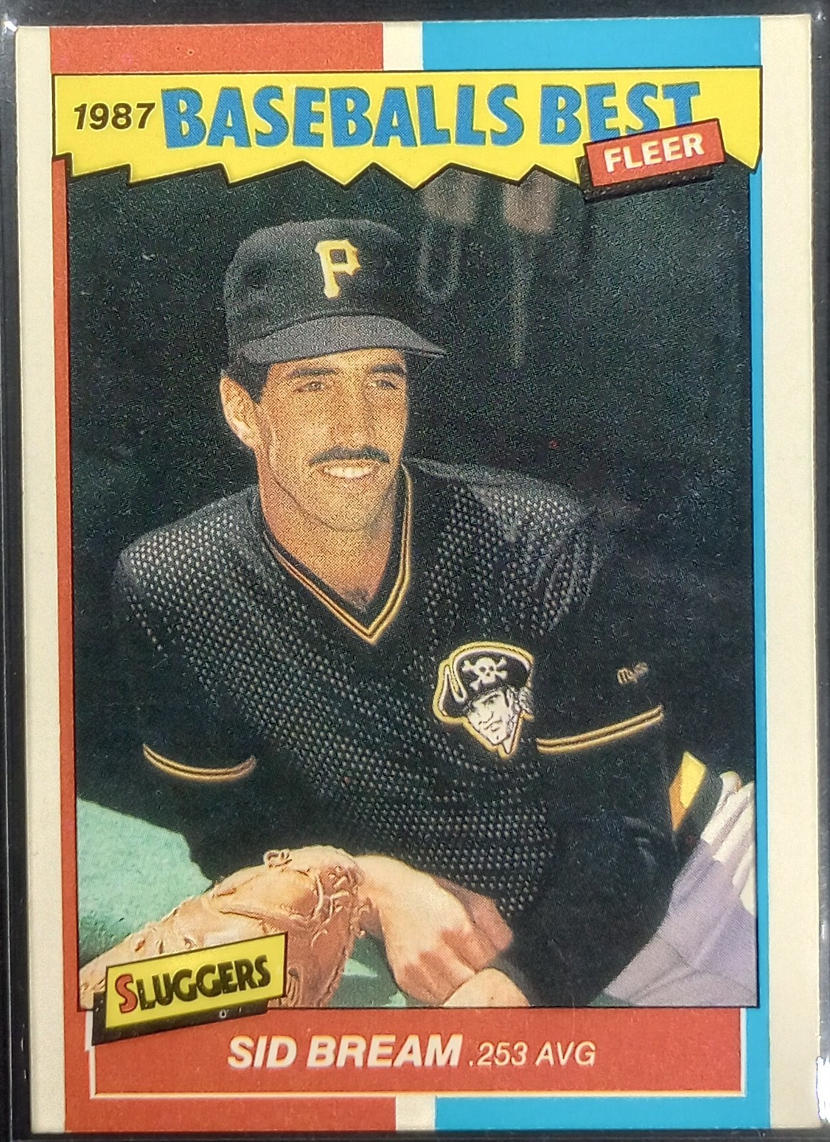 1987 Fleer Sid Bream #5 Baseball's Best Sluggers vs. Pitchers