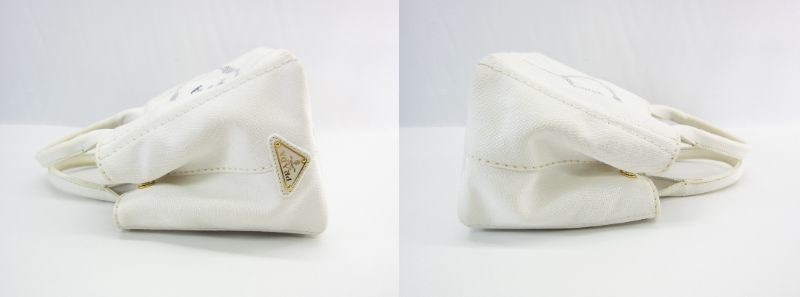 PRADA Hand Tote Bag CANAPA Denim Logo Tote Ladies Bag UP3933 from japan thumbnail 6