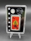 Postal Express Mint 1oz Bar & 1g Round .999 Silver. Ace of Spades
