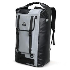 Waterproof Backpack Roll Top Dry Bag Kayak Dry Backpack IPX7 60L Black/Grey