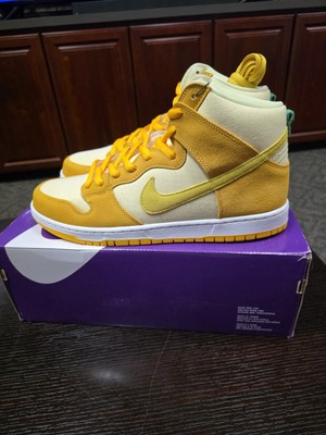 Size 14 - Nike SB Dunk High, Pineapple