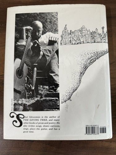 Where The Sidewalk Ends 1974 Shel Silverstein With Dust Jacket Evil Eye Music - Picture 8 of 14